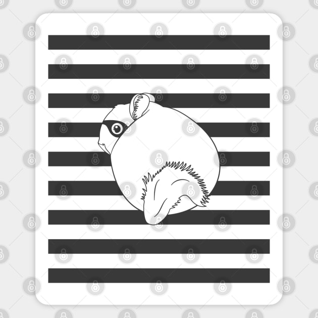 Prison Chinchilla Thief Magnet by LulululuPainting